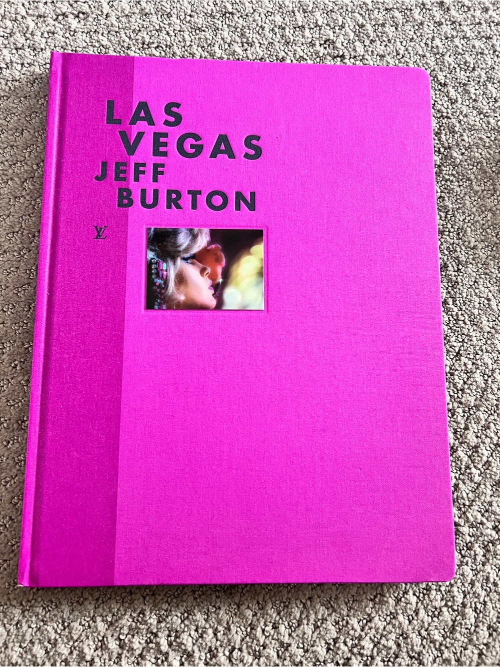 LOUIS VUITTON Las Vegas by Jeff Burton – Bright Pink Hardcover Book
